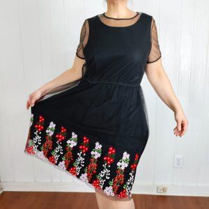 Forever 21 Two Piece Black Dress